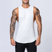 Plain bodybuilding sleeveless vest men - Turbo Athlete